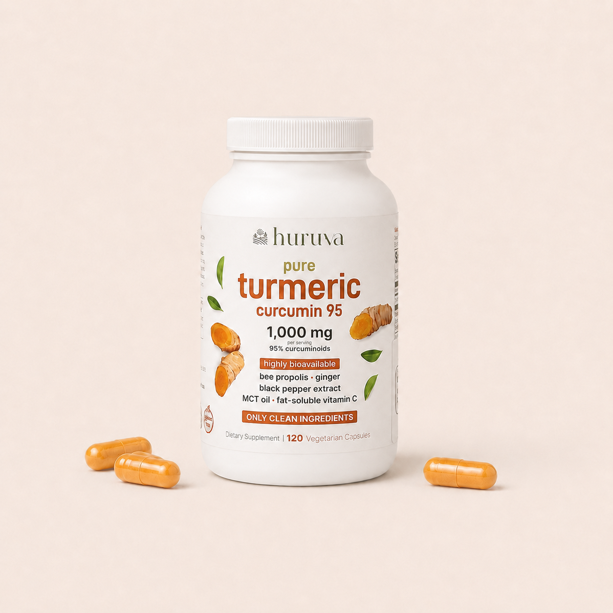 Huruva Tumeric Curcumin Supplement
